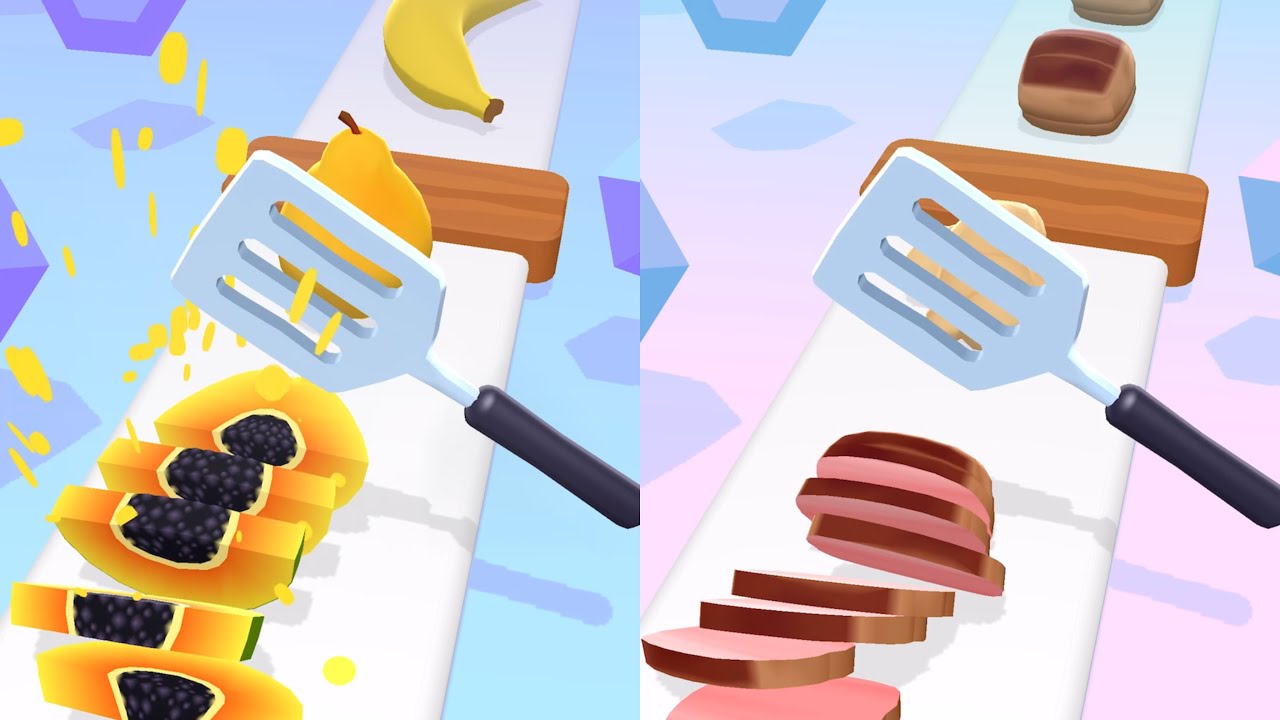 Perfect Slices! Very Satisfying And Relaxing ASMR Slicing Game - YouTube