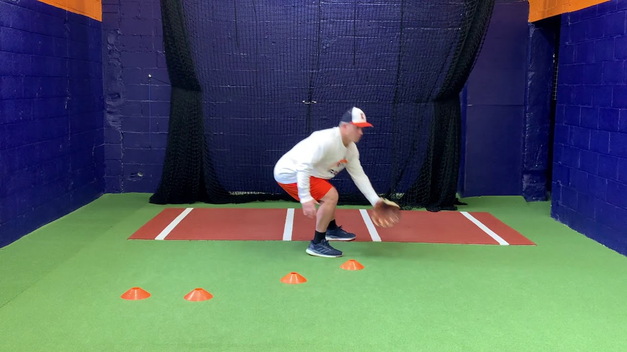 Infield Defense Glove Side Backhand - YouTube