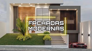 100 fachadas de casas modernas e incríveis para inspirar seu