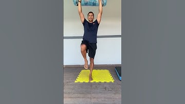 AquaBag. Recuo com elevação de joelho