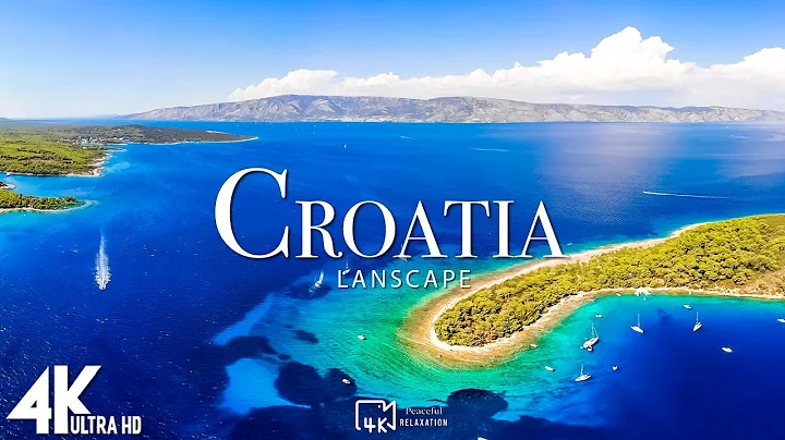 FLYING OVER CROATIA (4K UHD) - Calming Music With Wonderful Natural Landscapes For Relaxation On TV