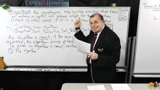 CS210 Lecture 3 (Algorithms, Proof of Correctness, Linear Search)