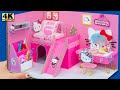 HOW TO MAKE ❤️ DIY MINIATURE HOUSE ❤️ Make Hello Kitty Bedroom from Cardboard | Cardboard World #26