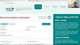 Exploring the Soil Test Manager App, OSCIA Educational Workshops and Application Assistance  #CDFS20 screenshot 4