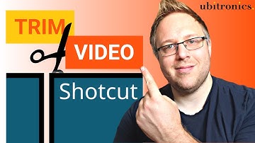 Using Shotcut to Trim Video - Simple Beginner Tutorial