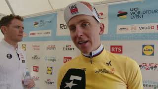 Tadej Pogaar  Interview At The Finish  Stage 1  Tour De Romandie 2026