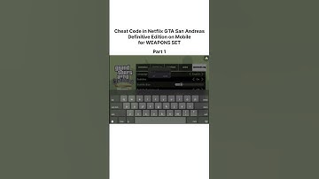 GTA San Andreas Netflix Definitive Edition Weapon Cheats | Part 1 | #gta #gtasanandreas