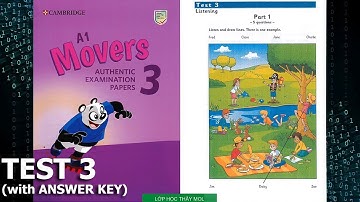 Movers 3 TEST 3 - Listening Tests 3 | Lớp Học Thầy Mol