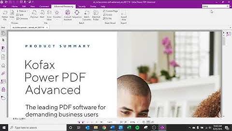 Kofax Power PDF Advanced v 3.1 Compare Tool