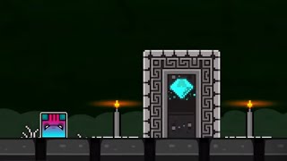 MY FIRST PLATFORMER LEVEL! “Diamond temple” by NightFlareGD