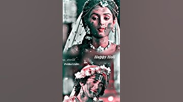 💖Radha Krishna Holi special 4k status💕 #xml #alightmotion #shorts #holi #ytshorts #youtubeshorts