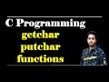 getchar  putchar in C programming | c programming | bangla tutorial