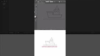 how to draw ship icon in adobe illustrator