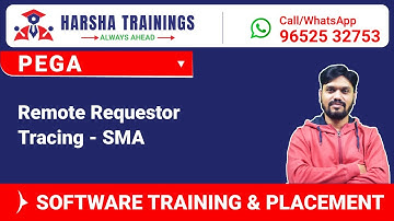 #Pega Training | [Remote Requestor Tracing - SMA ]  For Training Call/Whatsapp +91-9652532753