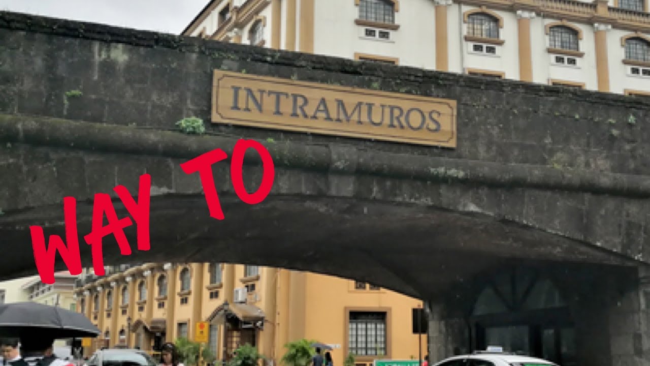 from Sta Monica street Malate to Intramuros