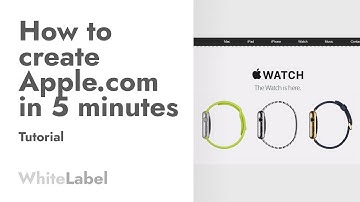 How to create Apple.com in 5 minutes (tutorial)