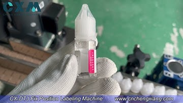 CX-DTJ 10ml eliquid labeling machine,vape juice bottle labeling machine