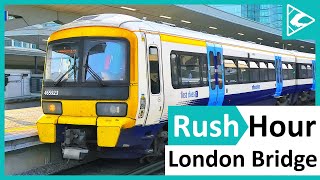 RUSH HOUR Trains at London Bridge (Southeastern) 24/03/2022