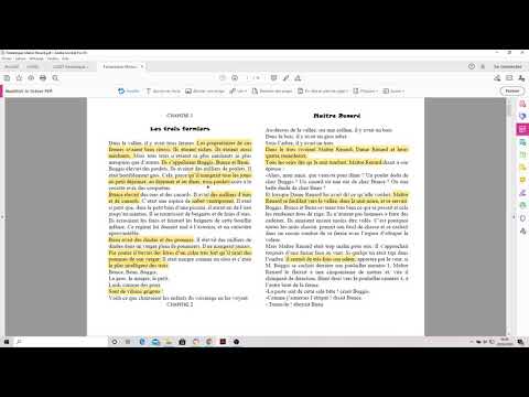 Fantastique Maître Renard Ch1 et Ch2 - correction