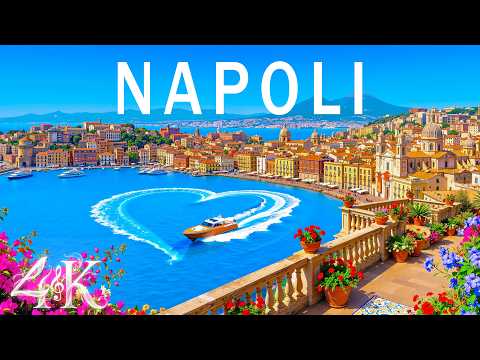 [4K] Napoli 🇮🇹 Coastal Beauty, Naples Harbor & Mediterranean Streets | Deep House 4K UHD