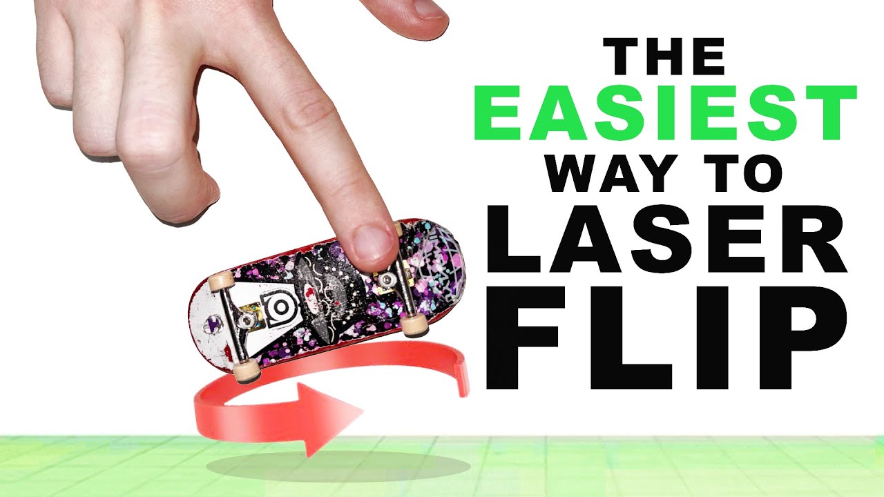 How to Laser Flip on a Fingerboard - YouTube
