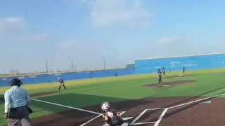 Left Center Field for the DOUBLE!   #Hotshots #softball 