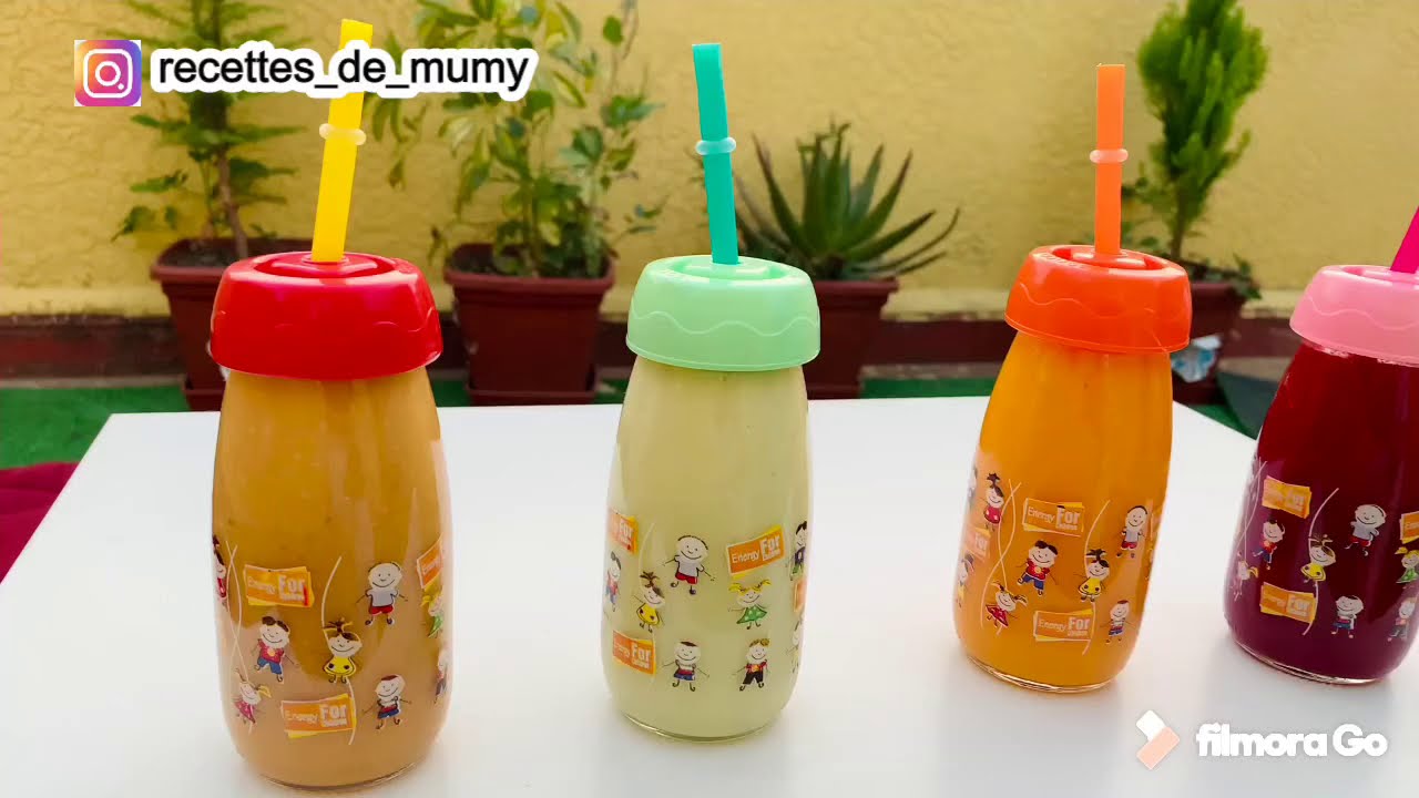 4 عصائر  بالخضر صحية و لذيذة ومنعشة للأطفال