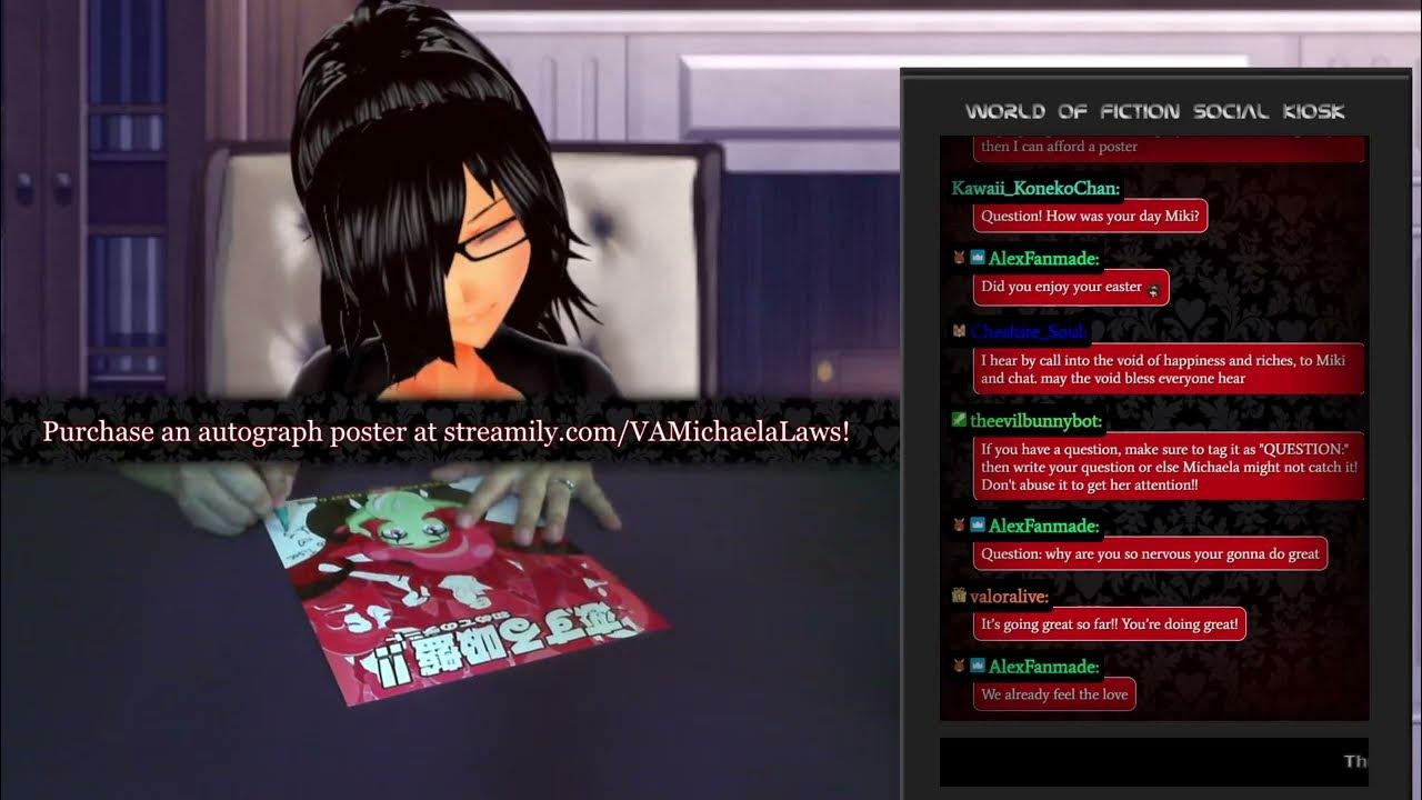 Michaela Laws Poster Signings VOD (4/17/2022) YouTube