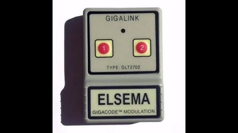 Elsema Gigalink 27.145MHz Remote