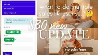 Next new update for selas team..multiple sales team id user's form kaise submit kare #sbojobs_hindi 