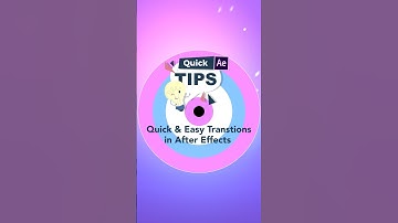 Quick & Easy Promo Transitions Techniques in After Effects |  @loreandtrends