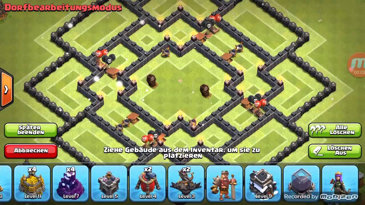 Clash of Clans th9 trophy base 2016