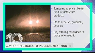 City of Tampa set to increase water utility rates for PIPES project
