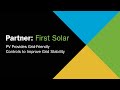 NREL’s Strategic Partnership Highlights: First Solar