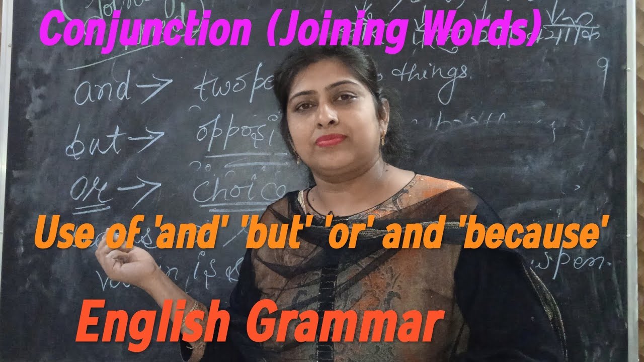 Conjunction | Joining words | And,But,Or,Because | English Grammar ...