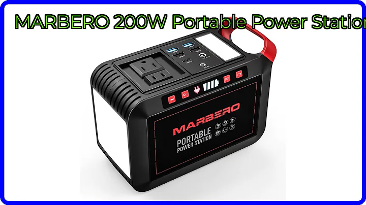 REVIEW (2025): MARBERO 200W Portable Power Station. ESSENTIAL details.
