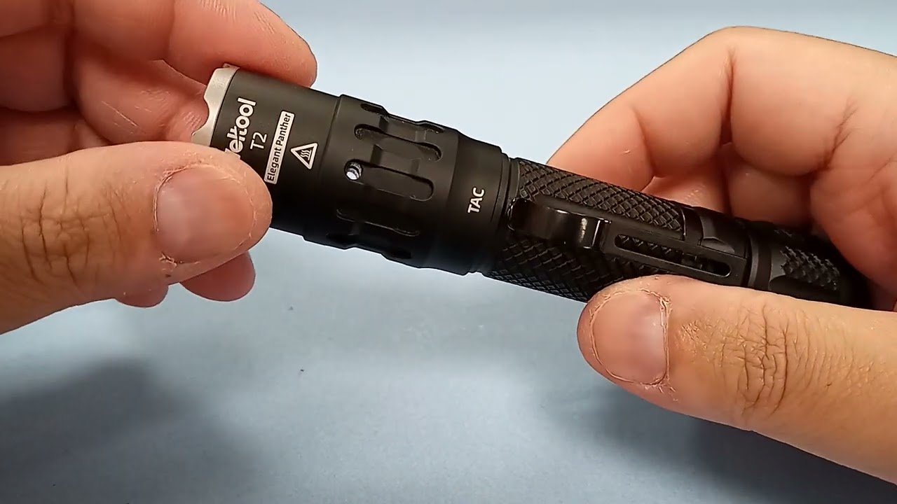 Weltool T2 Tac flashlight review. - YouTube