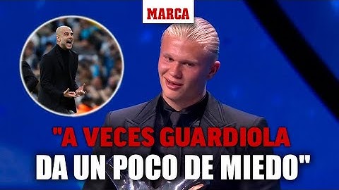 Haaland: "A veces Pep da un poco de miedo" I MARCA