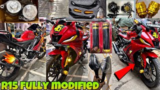 मथुरा से लेकर आए R15 V4 और करा दी फुल modified | R15 v4 exhaust modified