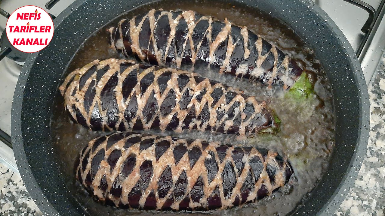 Patlıcanı Hiç Böyle Pişirdiniz mi? Değişik Patlıcan Tarifi ???? Patlıcan Kebabı ???? Akşam Yemeği Tarifi