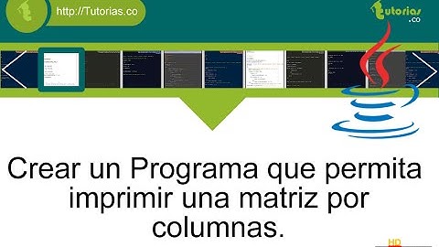 arrays – java (matriz por columnas)