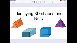 Identifying 3D shapes and nets