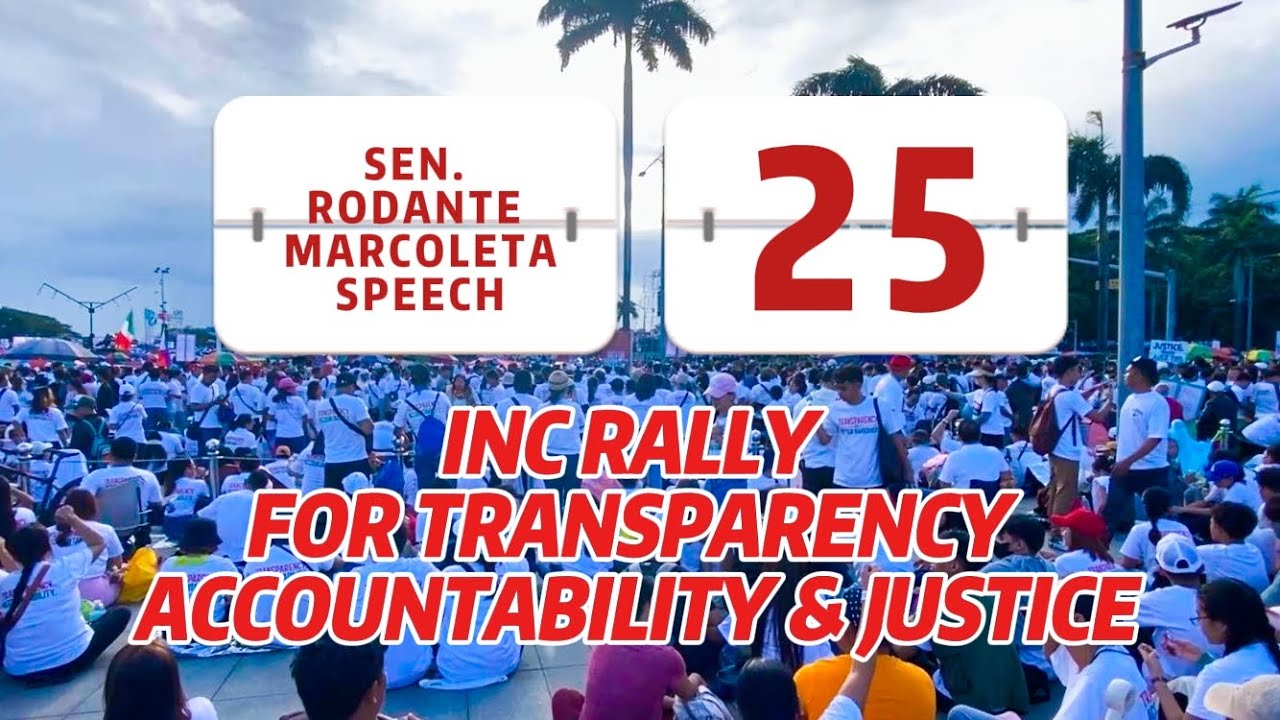 INC Rally for Transparency Accountability A Better Democracy and ...