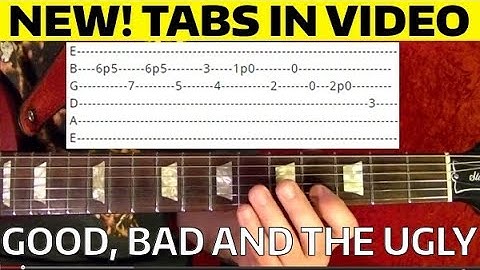 The Good, the Bad and the Ugly Theme - Guitar Lesson WITH TABS