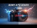 Sony A7V Leaks: The Camera That Could DESTROY Canon &amp; Nikon in 2025!