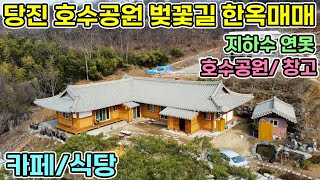 충남한옥매매 430평 한옥카페 식당으로 이용가능한 당진시내권 현대식한옥 지하수연못에 벚꽃공원이 전망으로 펼쳐…