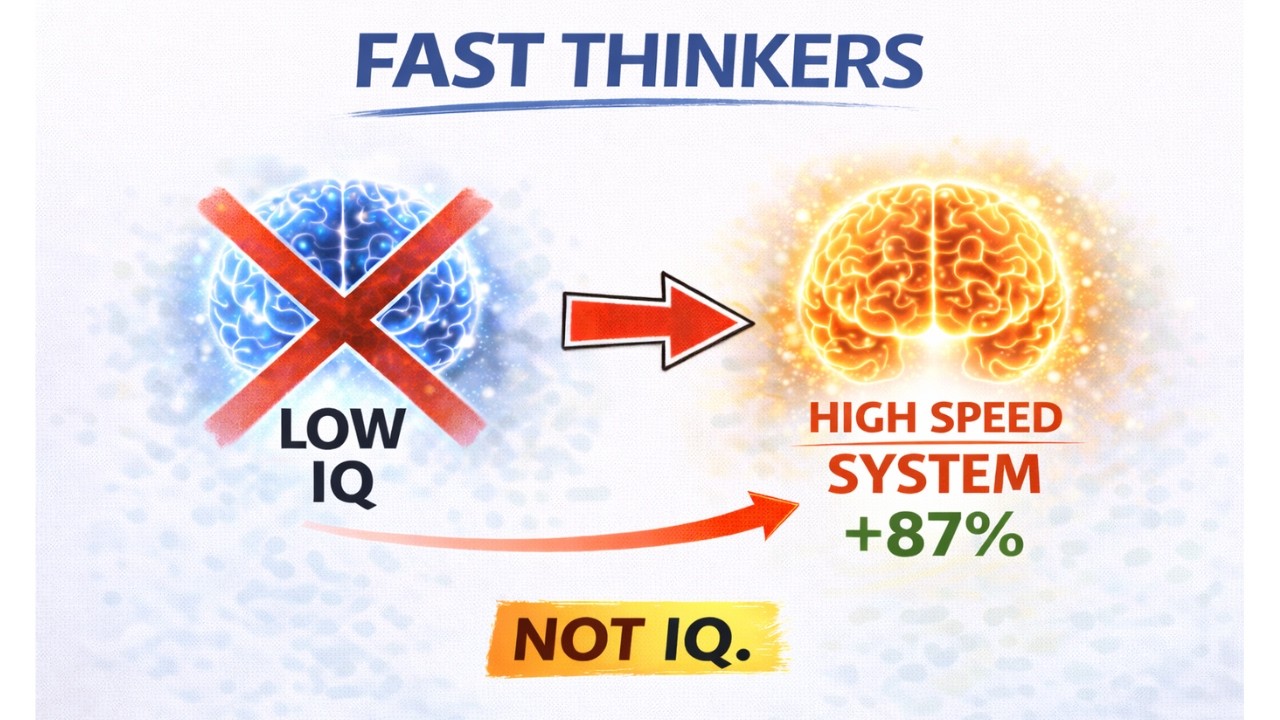 The System Fast Thinkers Use (That Has Nothing to Do With IQ)