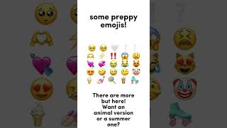 preppy emojis?! 🤍⚡️ screenshot 1