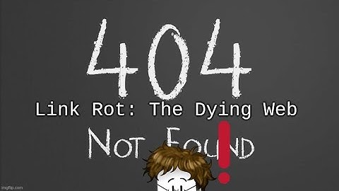 Link Rot: The Dying Web