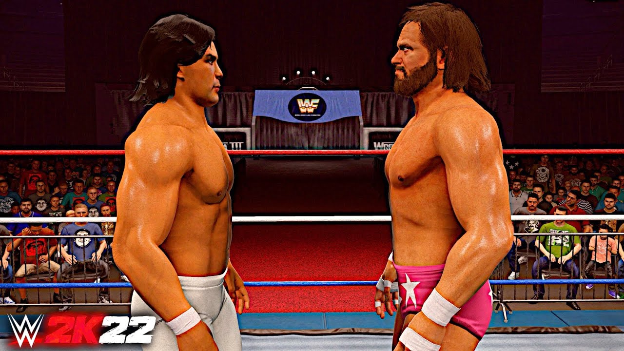 WWE 2K22 RICKY STEAMBOAT VS MACHO MAN RANDY SAVAGE (INTERCONTINENTAL